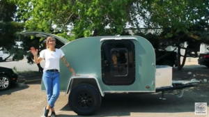 Hemlock Green basedrop trailer colorado teardrops