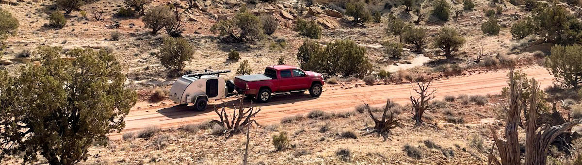 Colorado Teardrops in the desert