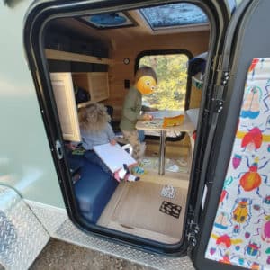 Camping with kids means bringing activities
